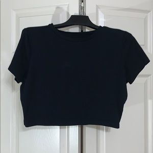 XXL Wild Fable Black Crop Top